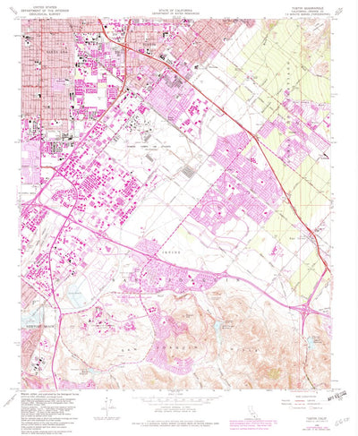 United States Geological Survey Tustin, CA (1965, 24000-Scale) digital map
