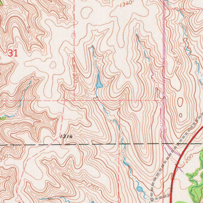 United States Geological Survey Tuttle Creek Dam, KS (1964, 24000-Scale) digital map