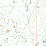 United States Geological Survey Tuttle Draw, WY (1972, 24000-Scale) digital map