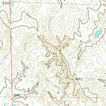 United States Geological Survey Tuttle Draw, WY (1972, 24000-Scale) digital map