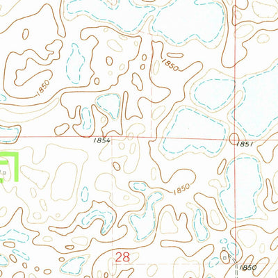 United States Geological Survey Tuttle, ND (1972, 24000-Scale) digital map
