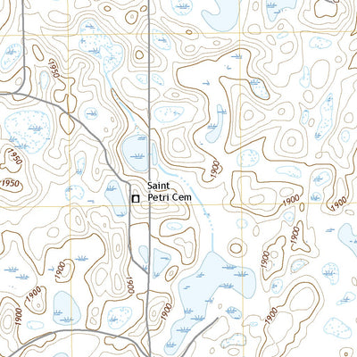 United States Geological Survey Tuttle, ND (2020, 24000-Scale) digital map