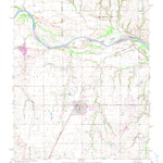 United States Geological Survey Tuttle, OK (1966, 24000-Scale) digital map