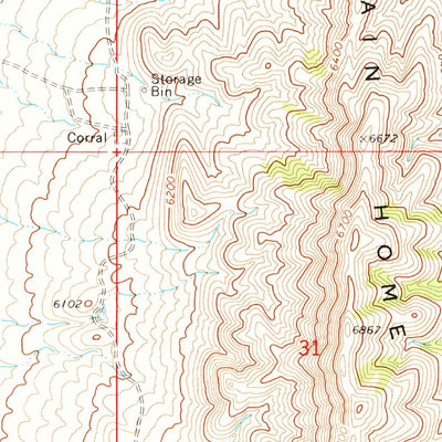 United States Geological Survey Tweedy Wash, NV-UT (1972, 24000-Scale) digital map