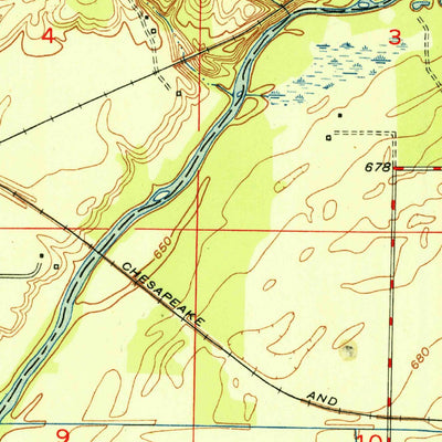 United States Geological Survey Twelve Mile, IN (1951, 24000-Scale) digital map