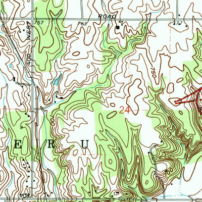 United States Geological Survey Twelve Mile, IN (1963, 24000-Scale) digital map