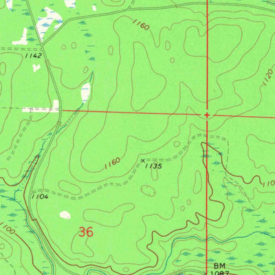 United States Geological Survey Twelvefoot Falls, WI (1972, 24000-Scale) digital map