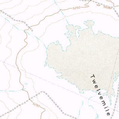 United States Geological Survey Twelvemile Flat, NV (1973, 24000-Scale) digital map