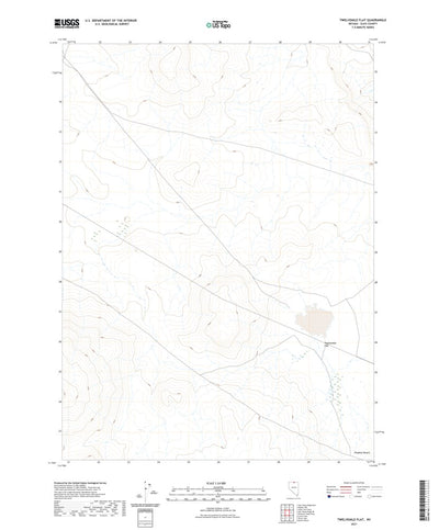 United States Geological Survey Twelvemile Flat, NV (2021, 24000-Scale) digital map