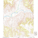United States Geological Survey Twelvemile Mesa, CO (1986, 24000-Scale) digital map