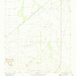 United States Geological Survey Twelvemile Mesa, TX (1970, 24000-Scale) digital map