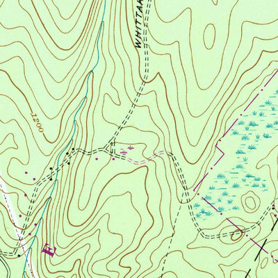 United States Geological Survey Twelvemile Pond, PA (1943, 24000-Scale) digital map