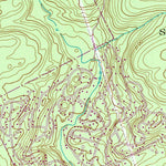 United States Geological Survey Twelvemile Pond, PA (1943, 24000-Scale) digital map