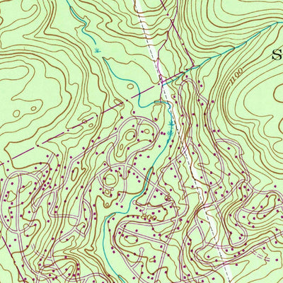 United States Geological Survey Twelvemile Pond, PA (1943, 24000-Scale) digital map