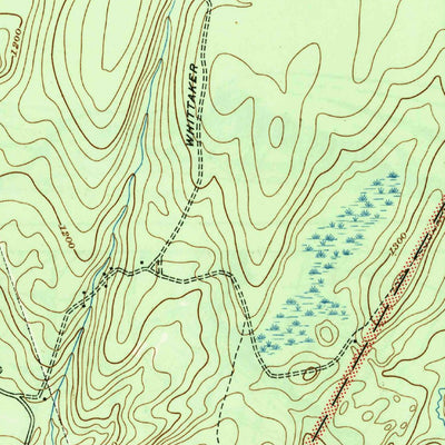 United States Geological Survey Twelvemile Pond, PA (1947, 31680-Scale) digital map