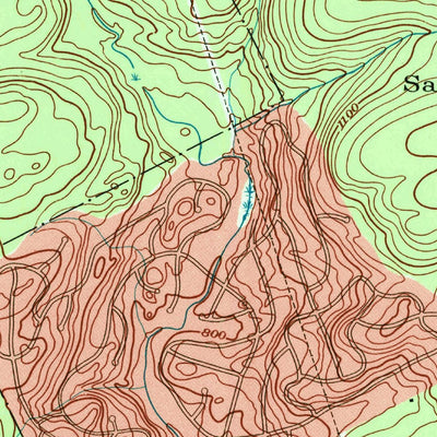 United States Geological Survey Twelvemile Pond, PA (1994, 24000-Scale) digital map