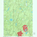 United States Geological Survey Twelvemile Pond, PA (1997, 24000-Scale) digital map