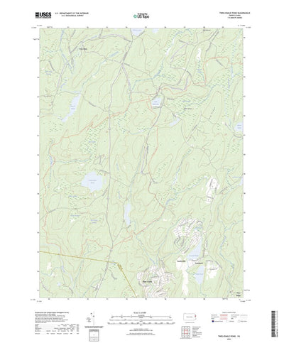 United States Geological Survey Twelvemile Pond, PA (2023, 24000-Scale) digital map
