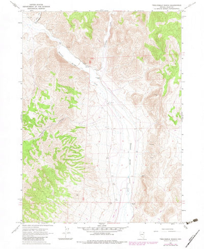 United States Geological Survey Twelvemile Ranch, NV (1967, 24000-Scale) digital map