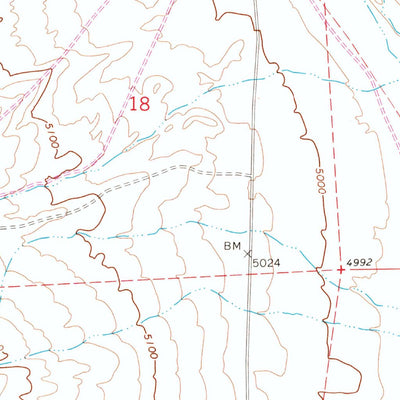 United States Geological Survey Twelvemile Ranch, NV (1967, 24000-Scale) digital map