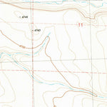United States Geological Survey Twelvemile Reservoir, OR (1981, 24000-Scale) digital map