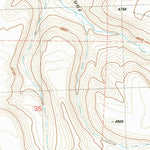 United States Geological Survey Twelvemile Reservoir, OR (1981, 24000-Scale) digital map