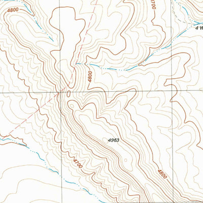 United States Geological Survey Twelvemile Ridge, OR (1981, 24000-Scale) digital map