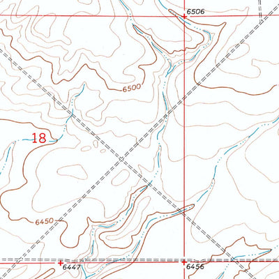 United States Geological Survey Twelvemile Sink, WY (1968, 24000-Scale) digital map