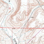 United States Geological Survey Twelvemile Sink, WY (1968, 24000-Scale) digital map