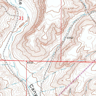 United States Geological Survey Twelvemile Sink, WY (1968, 24000-Scale) digital map