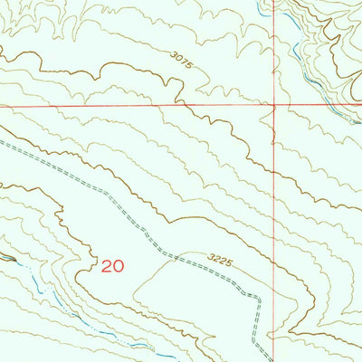 United States Geological Survey Twentymile Butte, ID (1948, 24000-Scale) digital map