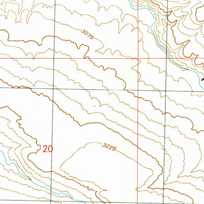 United States Geological Survey Twentymile Butte, ID (1992, 24000-Scale) digital map