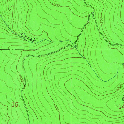 United States Geological Survey Twentymile Creek, ID (1965, 24000-Scale) digital map