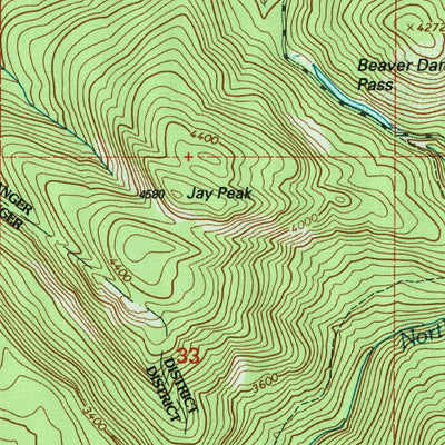 United States Geological Survey Twentymile Creek, ID (1996, 24000-Scale) digital map