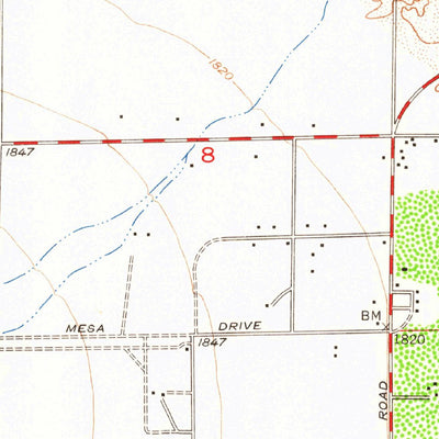 United States Geological Survey Twentynine Palms, CA (1955, 24000-Scale) digital map