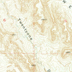 United States Geological Survey Twentyone Divide, WY-SD (1951, 24000-Scale) digital map