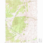 United States Geological Survey Twin Adams Mountain, MT (1952, 24000-Scale) digital map