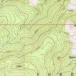United States Geological Survey Twin Adams Mountain, MT (1952, 24000-Scale) digital map