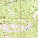 United States Geological Survey Twin Adams Mountain, MT (1952, 24000-Scale) digital map
