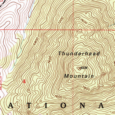 United States Geological Survey Twin Adams Mountain, MT (1997, 24000-Scale) digital map