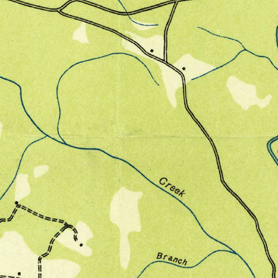 United States Geological Survey Twin Bridges, TN (1936, 24000-Scale) digital map