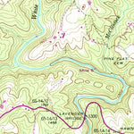 United States Geological Survey Twin Bridges, TN (1943, 24000-Scale) digital map