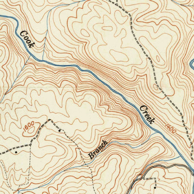 United States Geological Survey Twin Bridges, TN (1945, 24000-Scale) digital map