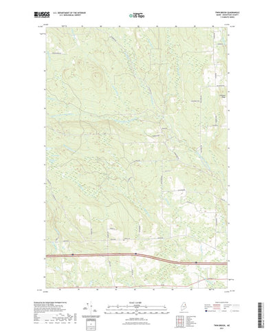 United States Geological Survey Twin Brook, ME (2021, 24000-Scale) digital map