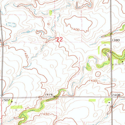 United States Geological Survey Twin Brooks, SD (1973, 24000-Scale) digital map
