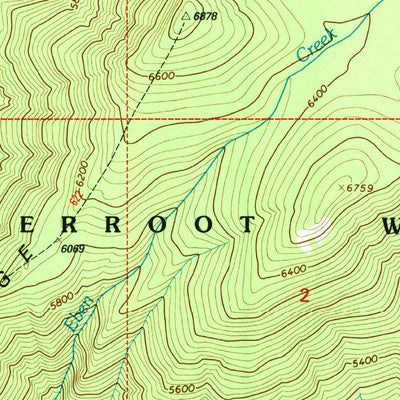 United States Geological Survey Twin Butte, ID (1995, 24000-Scale) digital map