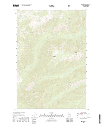 United States Geological Survey Twin Butte, ID (2020, 24000-Scale) digital map