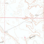 United States Geological Survey Twin Butte, SD (1972, 24000-Scale) digital map