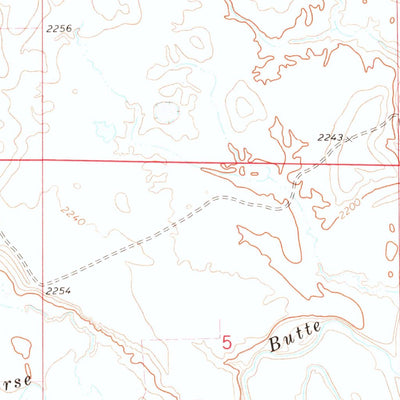 United States Geological Survey Twin Butte, SD (1972, 24000-Scale) digital map