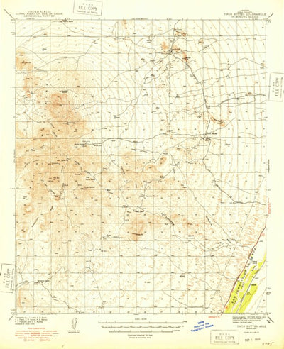 United States Geological Survey Twin Buttes, AZ (1948, 62500-Scale) digital map